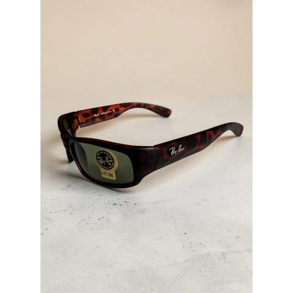Vintage B&L Ray-Ban 9832 Tortoiseshell Sunglasses G-15 Lenses Made in USA 95-99’